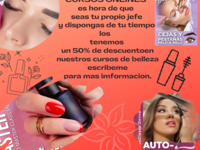 Cuerso de bellezas , cejas ,uñas, pestañas y maquillaje