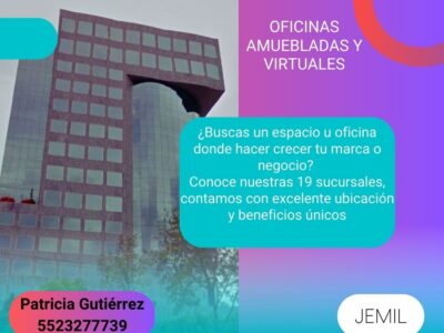 Oficinas amuebladas y virtuales