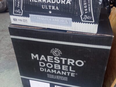 "¡Oferta imperdible en Guadalajara! Botella de Maestro Dobel a $700 y Herradura Ultra a $800. ¡Compra por caja disponible!"
